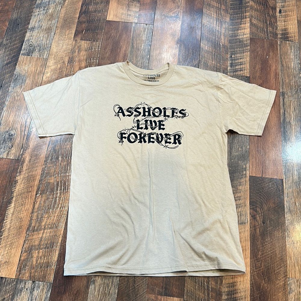 ASSHOLES LIVE FOREVER t-shirt L (6032) NWOT